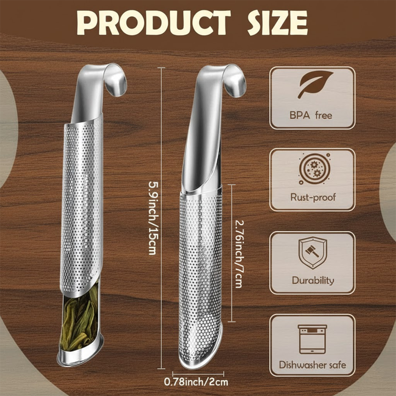 NeutralCare™ GoBrew Stainless Steel Tea Infuser Stick