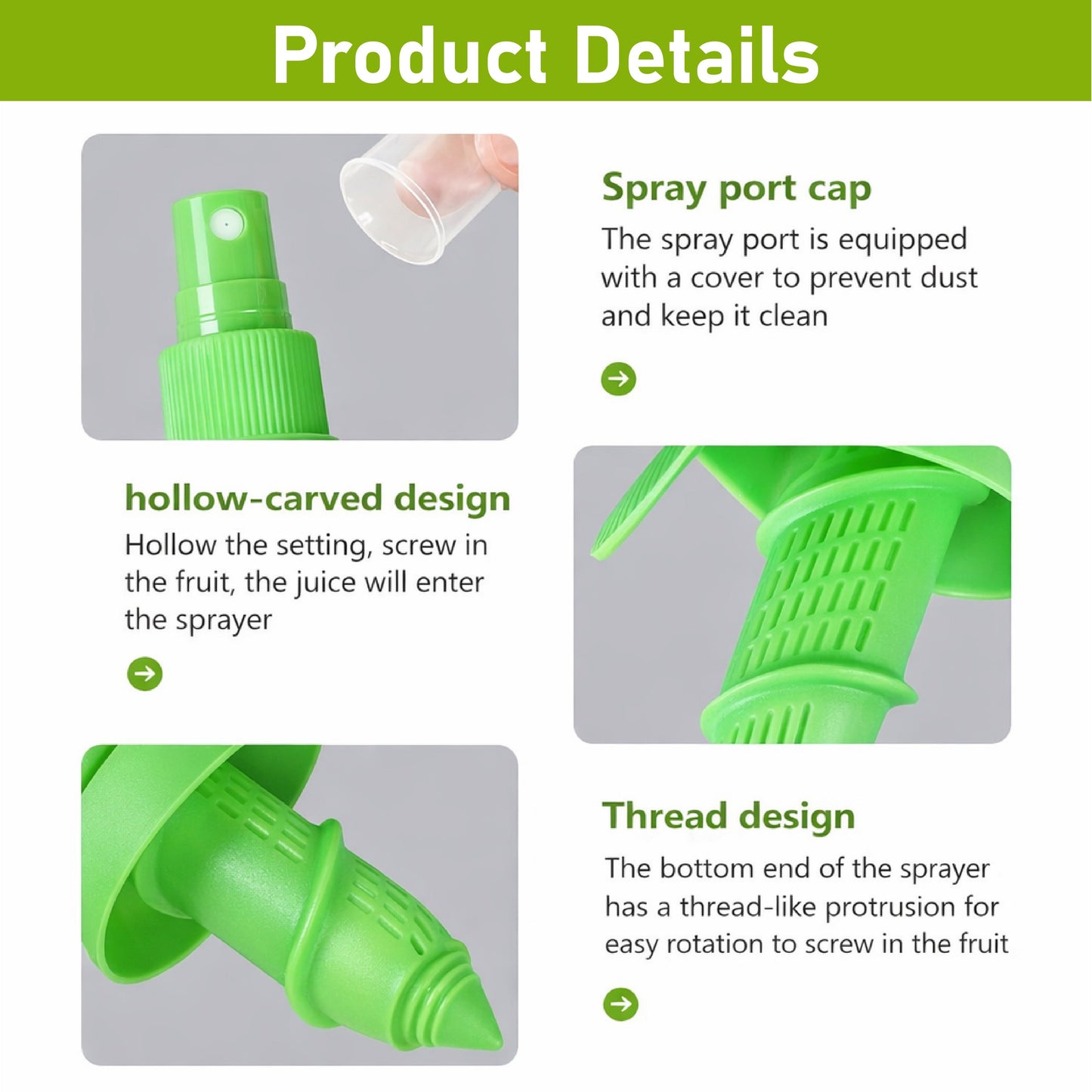 NeutralCare™ JuiceTwist Cirtus Juice Sprayer Kit