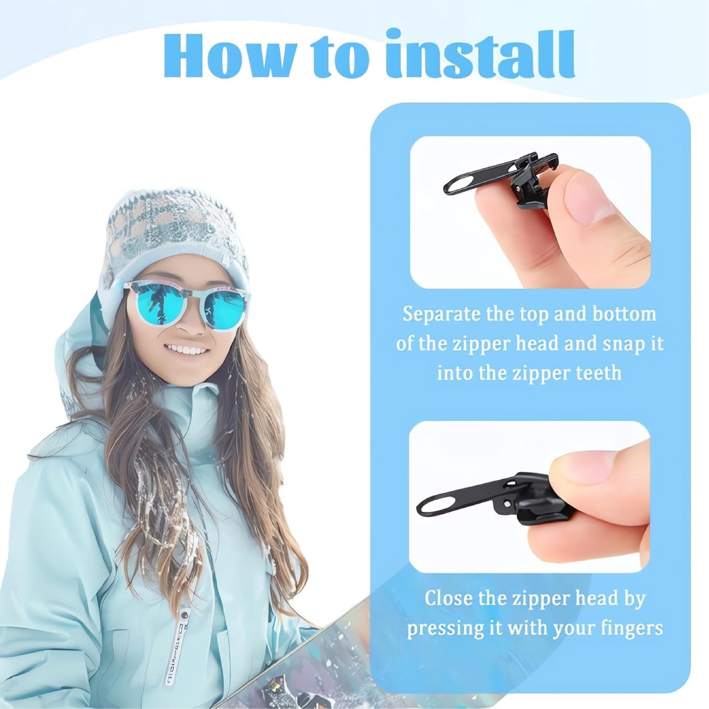 NeutralCare™ QuickSnap Clip-On Zipper Pull