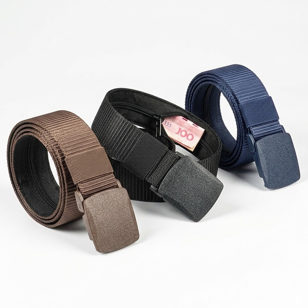 NeutralCare™ StealthZip Hidden Pocket Belt
