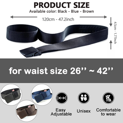 NeutralCare™ StealthZip Hidden Pocket Belt