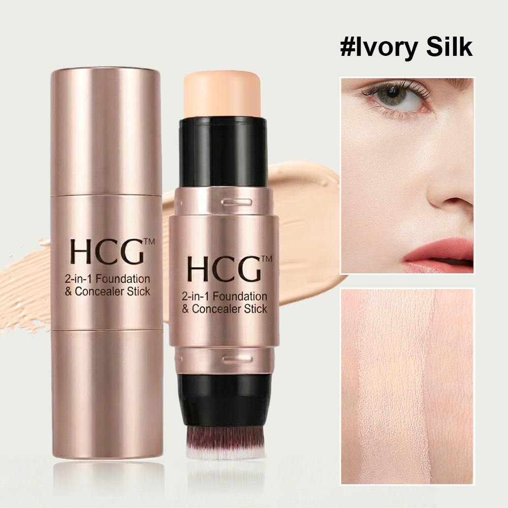 NeutralCare™ 2-in-1 Foundation & Concealer Stick with Brush