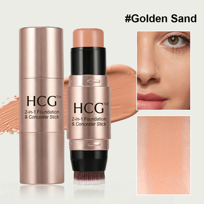 NeutralCare™ 2-in-1 Foundation & Concealer Stick with Brush