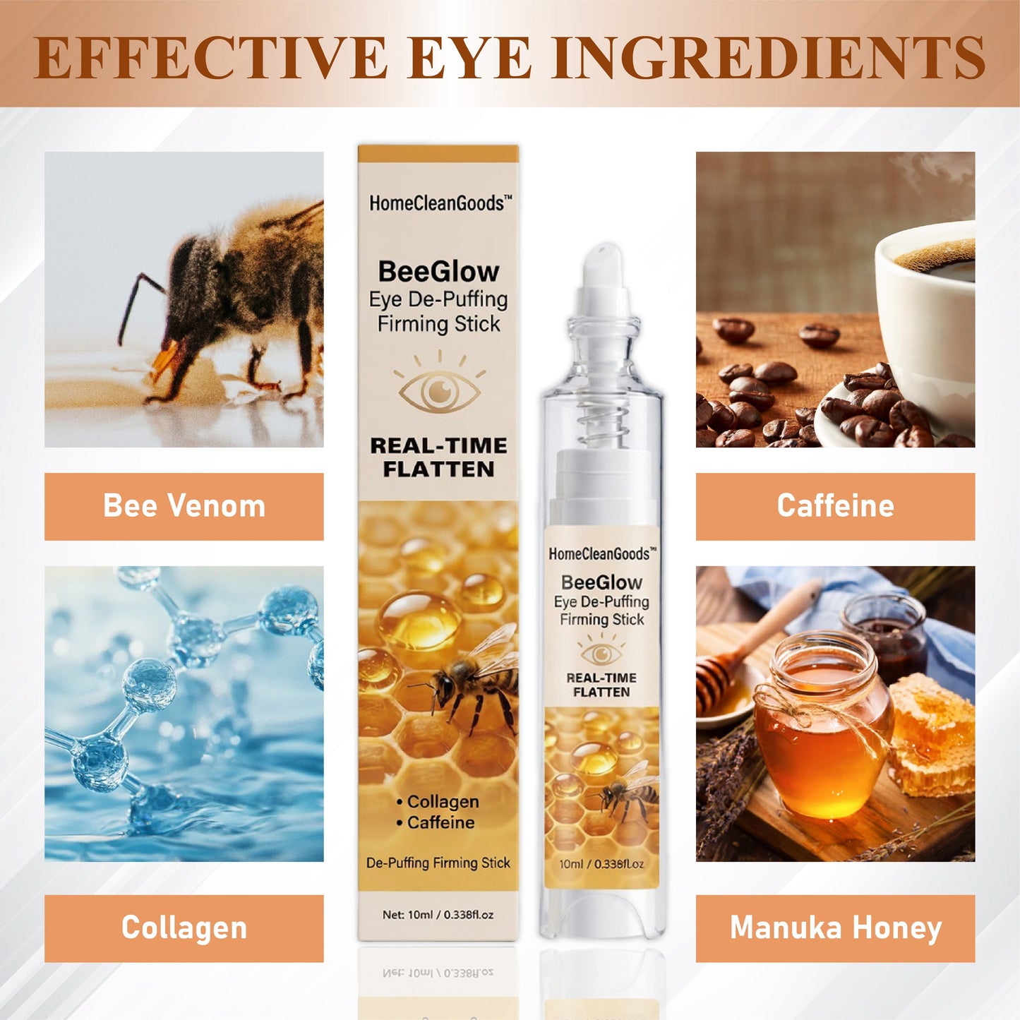 NeutralCare™ BeeGlow Eye De-Puffing Firming Stick