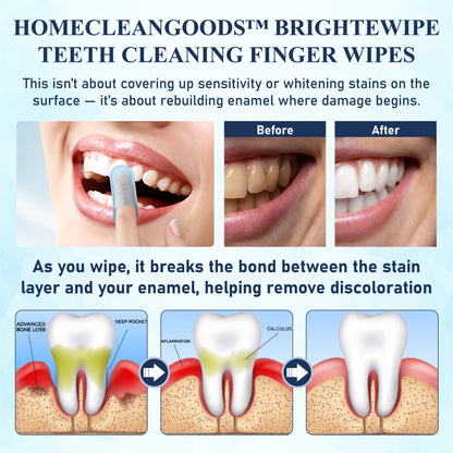 NeutralCare™ BrighteWipe Teeth Cleaning Finger Wipes