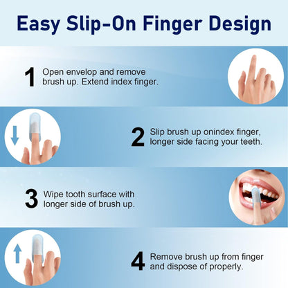 NeutralCare™ BrighteWipe Teeth Cleaning Finger Wipes