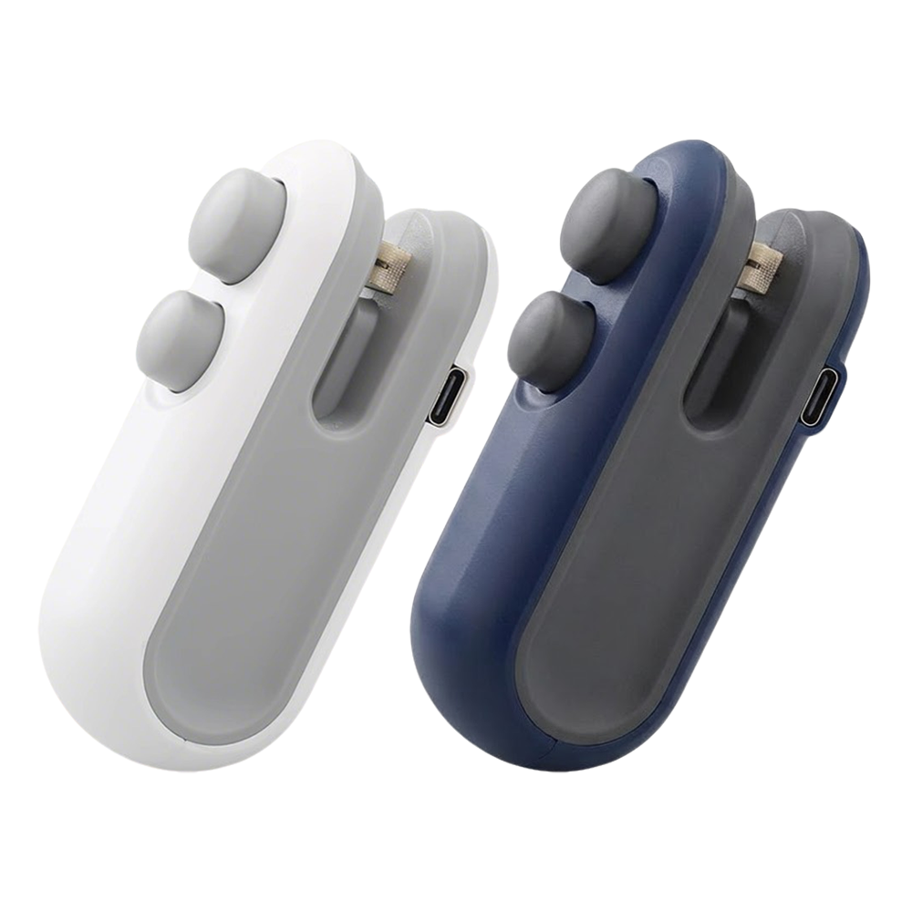 NeutralCare™ FoodLock 2-in-1 Mini Heat Sealer Cutter