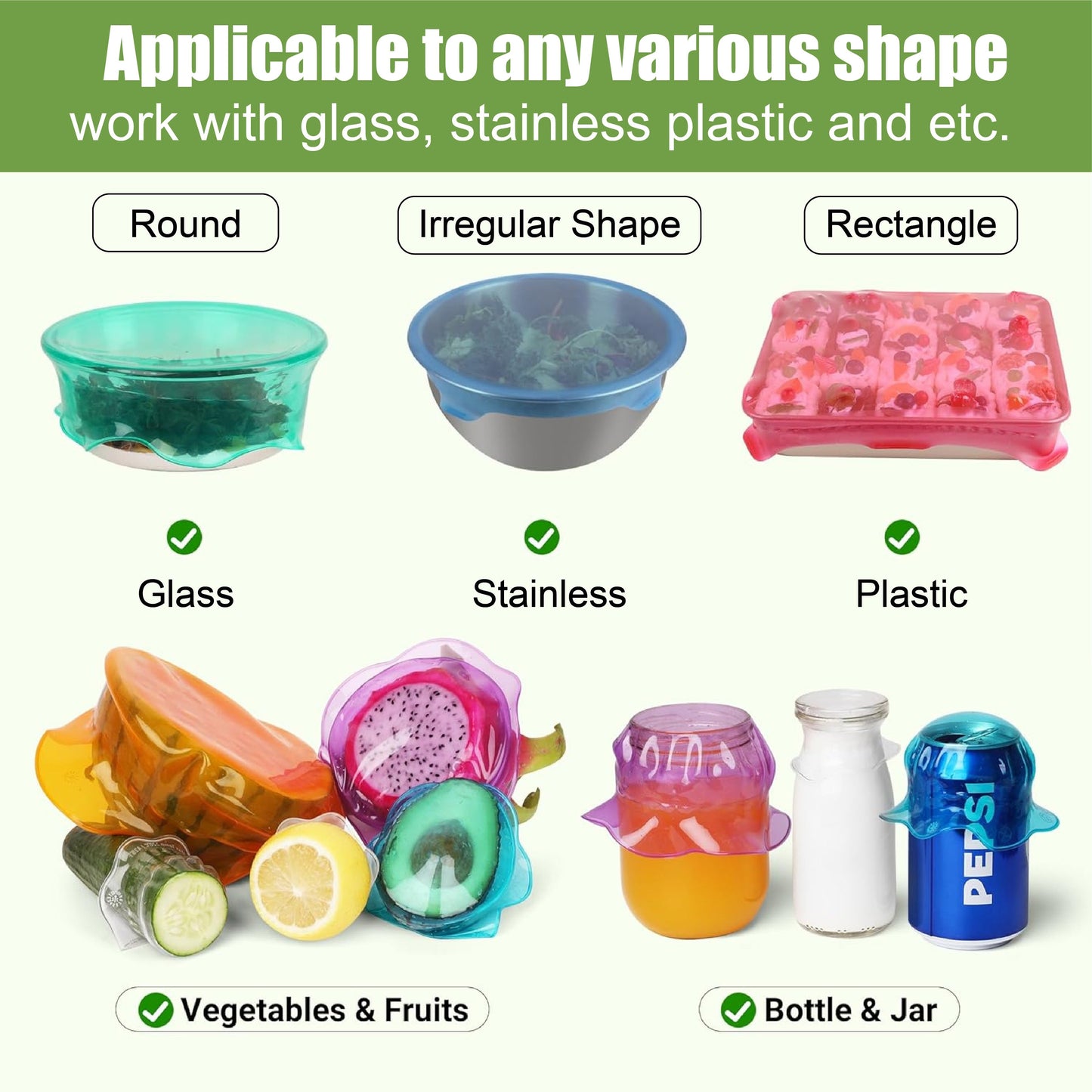 NeutralCare™ PetalGuard Silicone Food Stretch Wrap