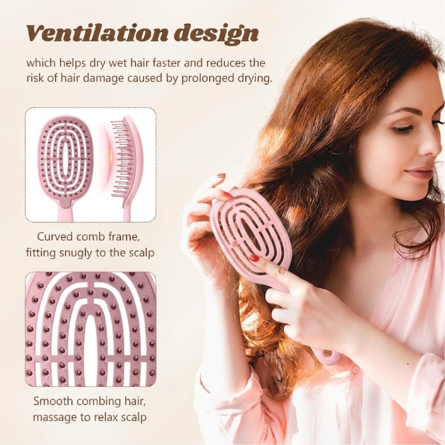 NeutralCare™ SilkClean Detangle Quick-Dry Hair Brush