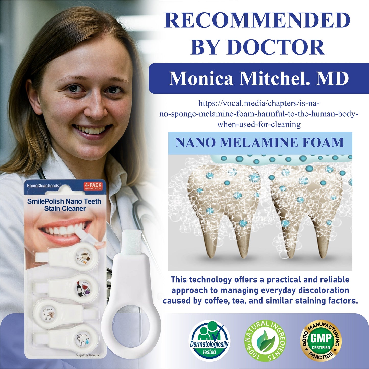 NeutralCare™ SmilePolish Nano Teeth Stain Cleaner