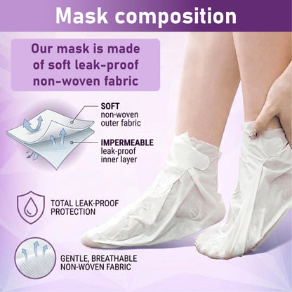NeutralCare™ SmoothStep Exfoliating Foot Peel Mask Sock