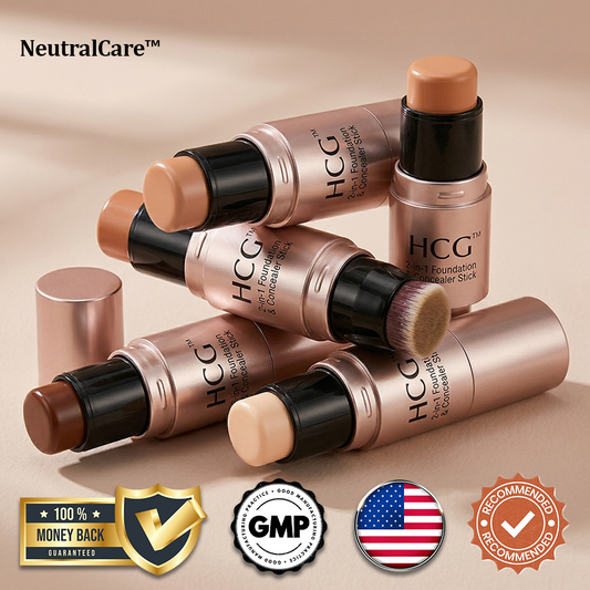NeutralCare™ 2-in-1 Foundation & Concealer Stick with Brush