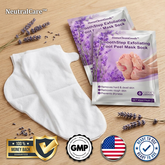 NeutralCare™ SmoothStep Exfoliating Foot Peel Mask Sock